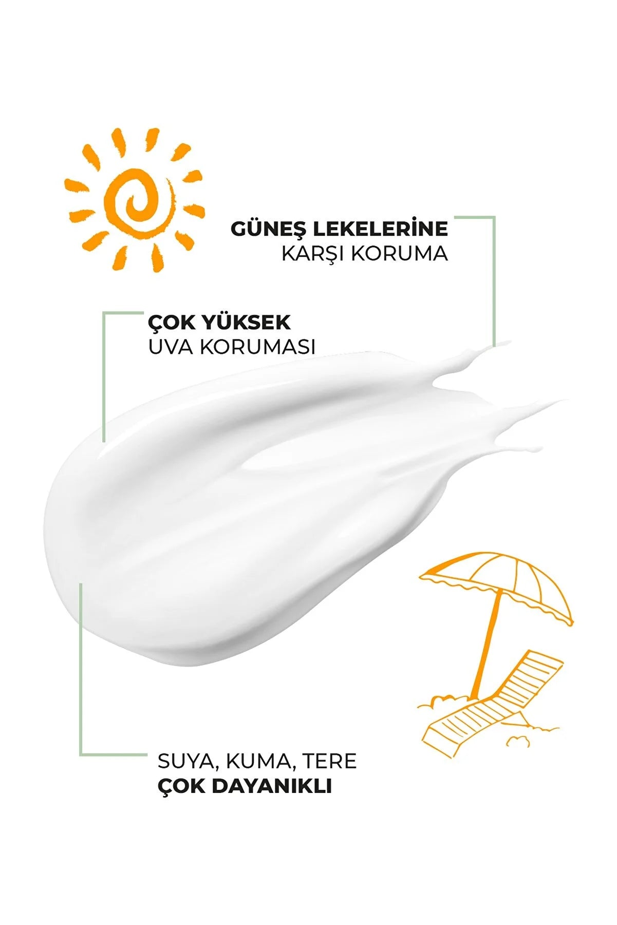 Sinoz SPF 50+ Üz Günəş Kremi - Normal və Quru Dərilər üçün Gündəlik İstifadə 50 ml