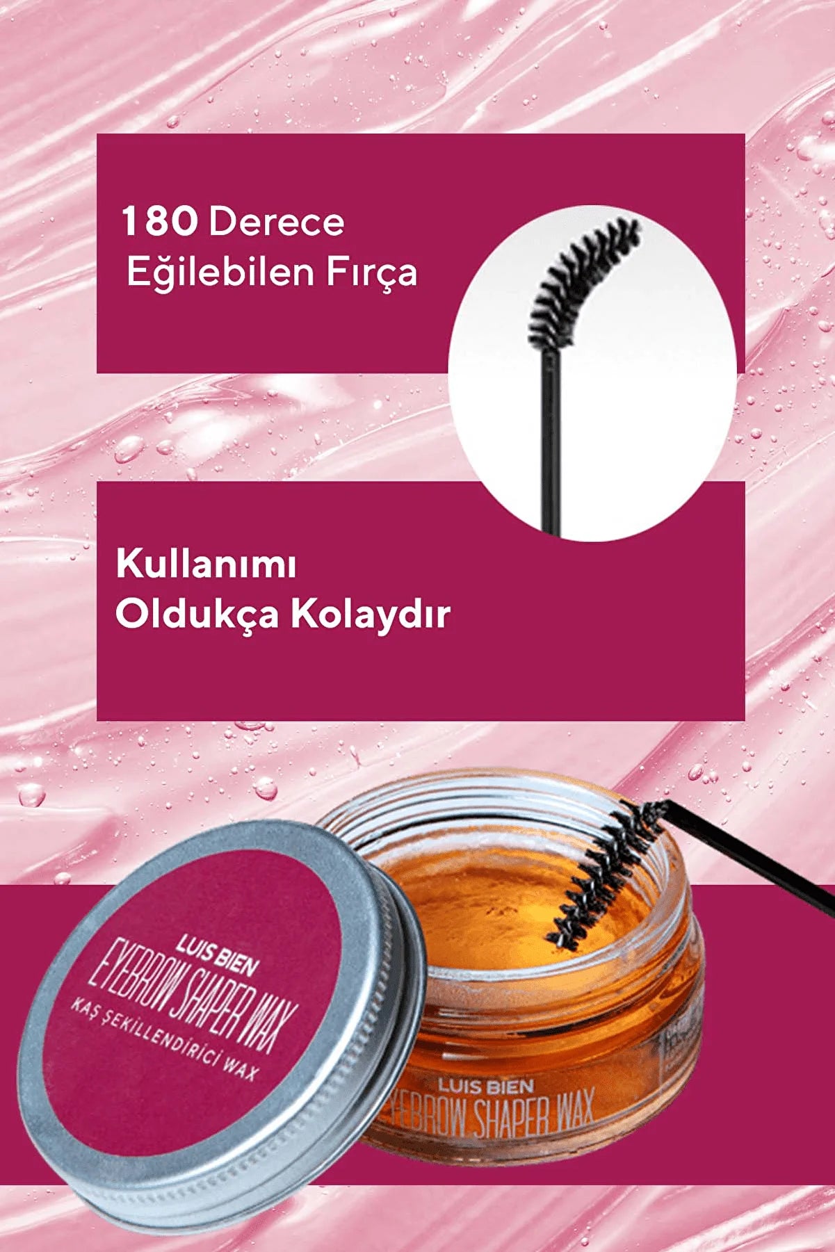 Luis Bien Kaş Şəkilləndirici Sabitləyici Wax 50 ml