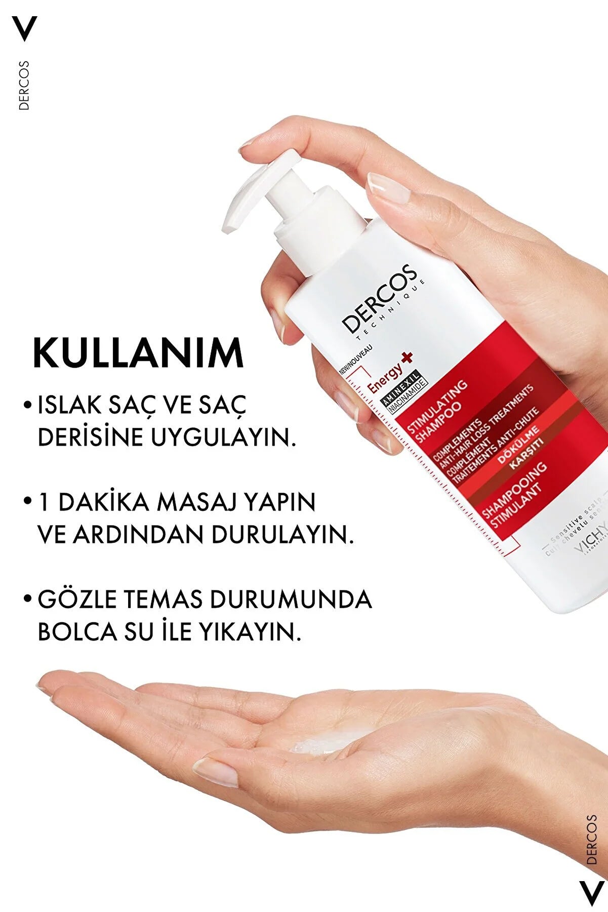 Vichy Dercos Energy Saç tökülməsinə qarşı şampun 400 ml