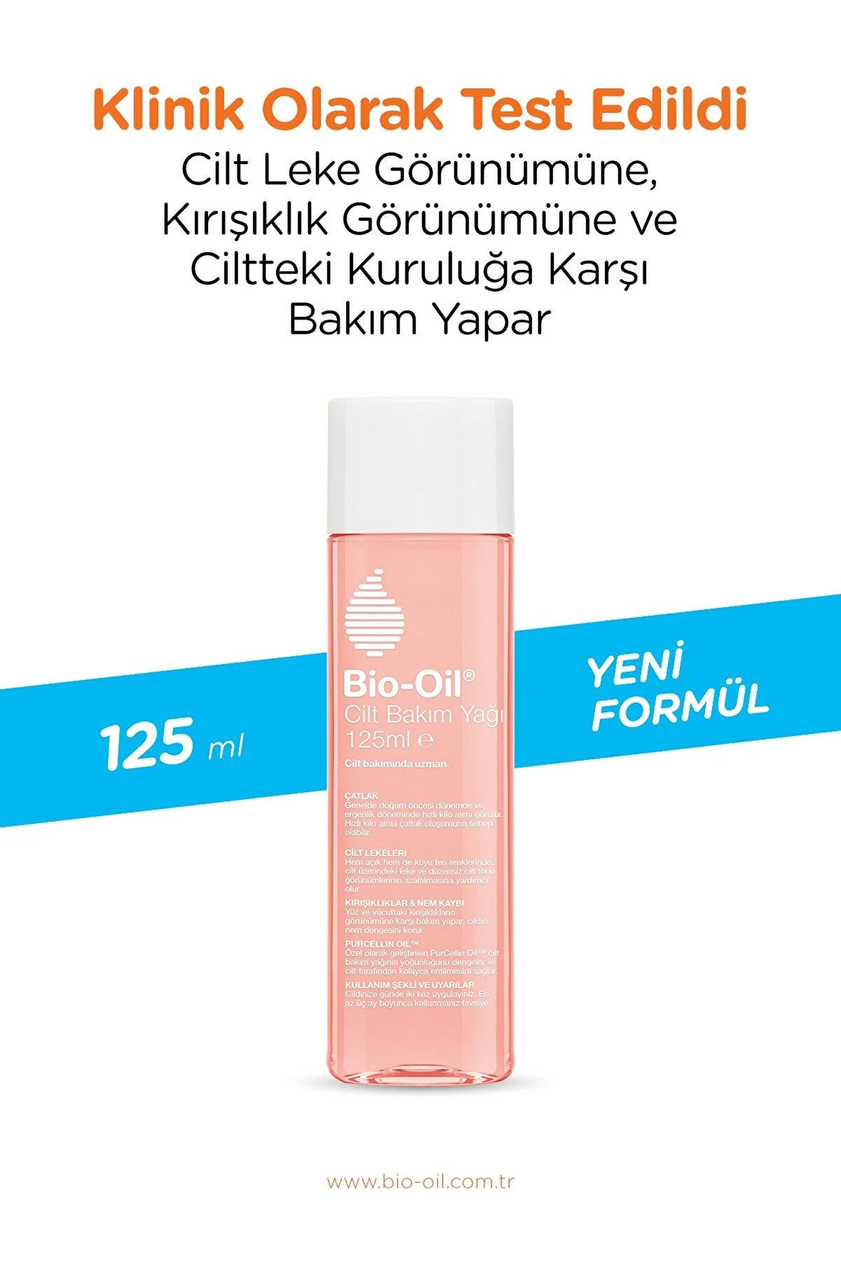 Bio-Oil Bio Oil Çatlak Karşıtı & Nemlendirici Cilt Bakım Yağı 125 ml