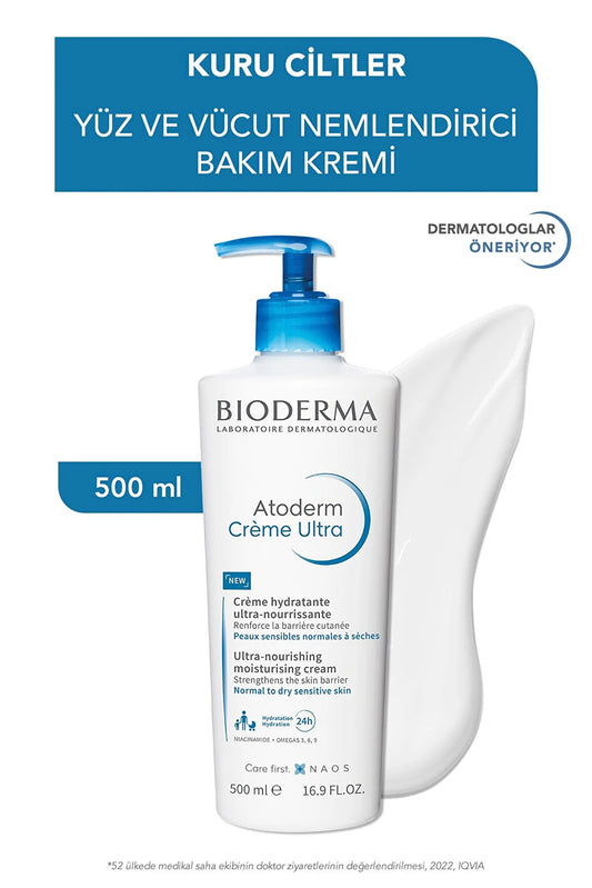 Bioderma Atoderm Cream Ultra 500 ml (nemlendirici)