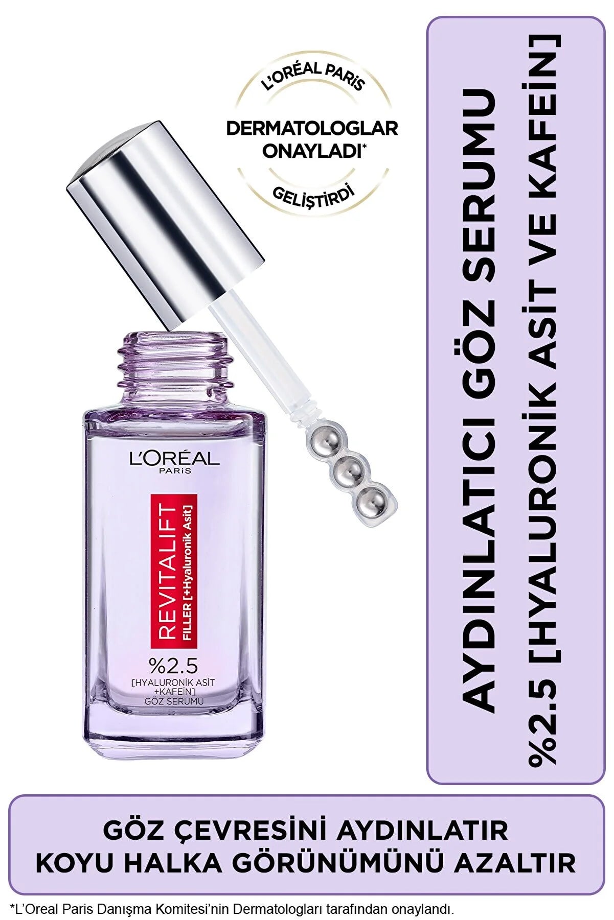 L'Oreal Paris Revitalift Filler Aydınlatıcı Göz Serumu 20ml