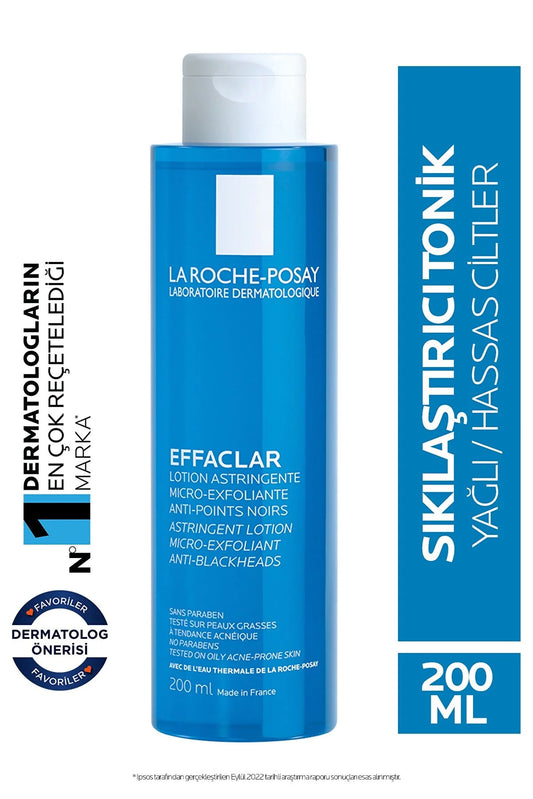 La Roche Posay Effaclar Mikro  Tonik Yağlı/Sızanaqlı Dəri Məsamələrini Möhkəmləşdirən 200ml