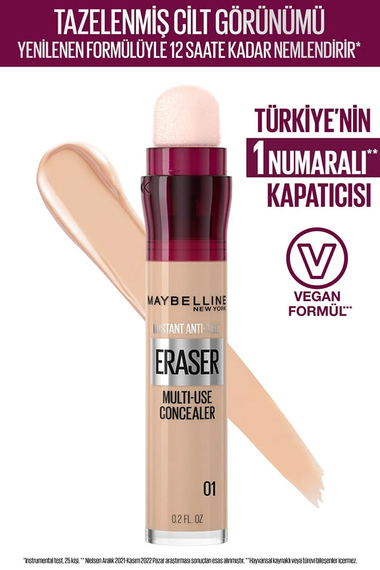 Maybelline New York Instant Anti Age Eraser concealer- 01 Light