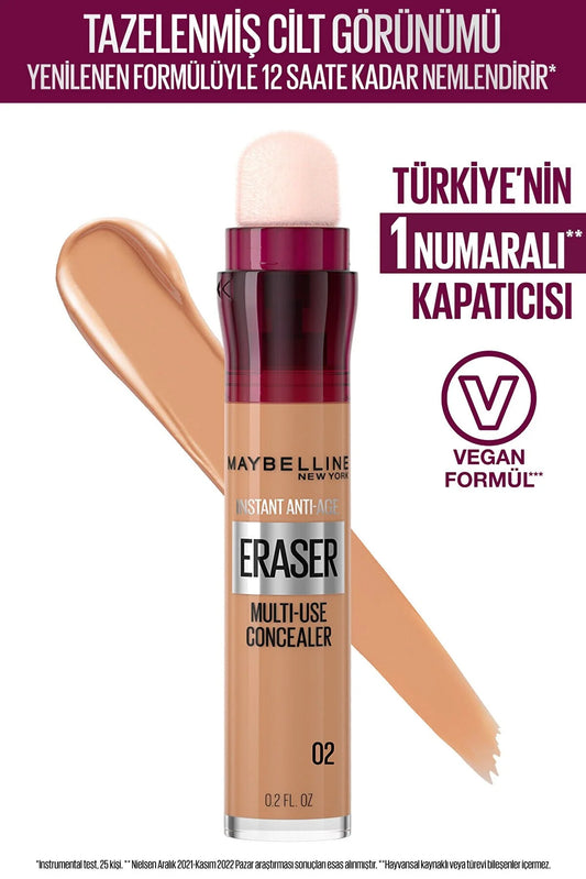 Maybelline New York Instant Anti Age Eraser concealer - 02 Nude