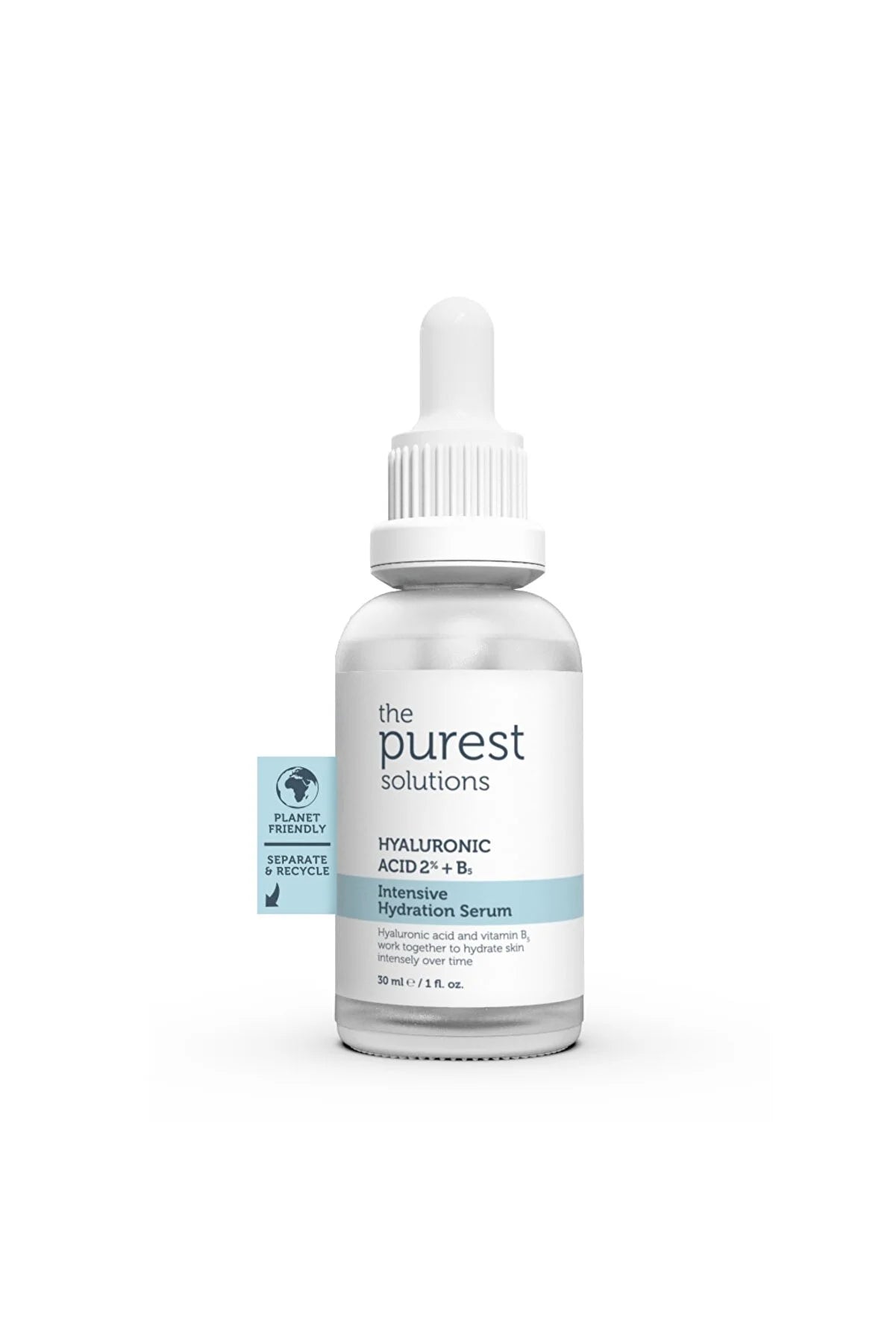 The Purest Solutions Tüm Cilt Tipleri İçin Yoğun Nemlendirici Bakım Serumu (Hyaluronic Acid %2 + B5)