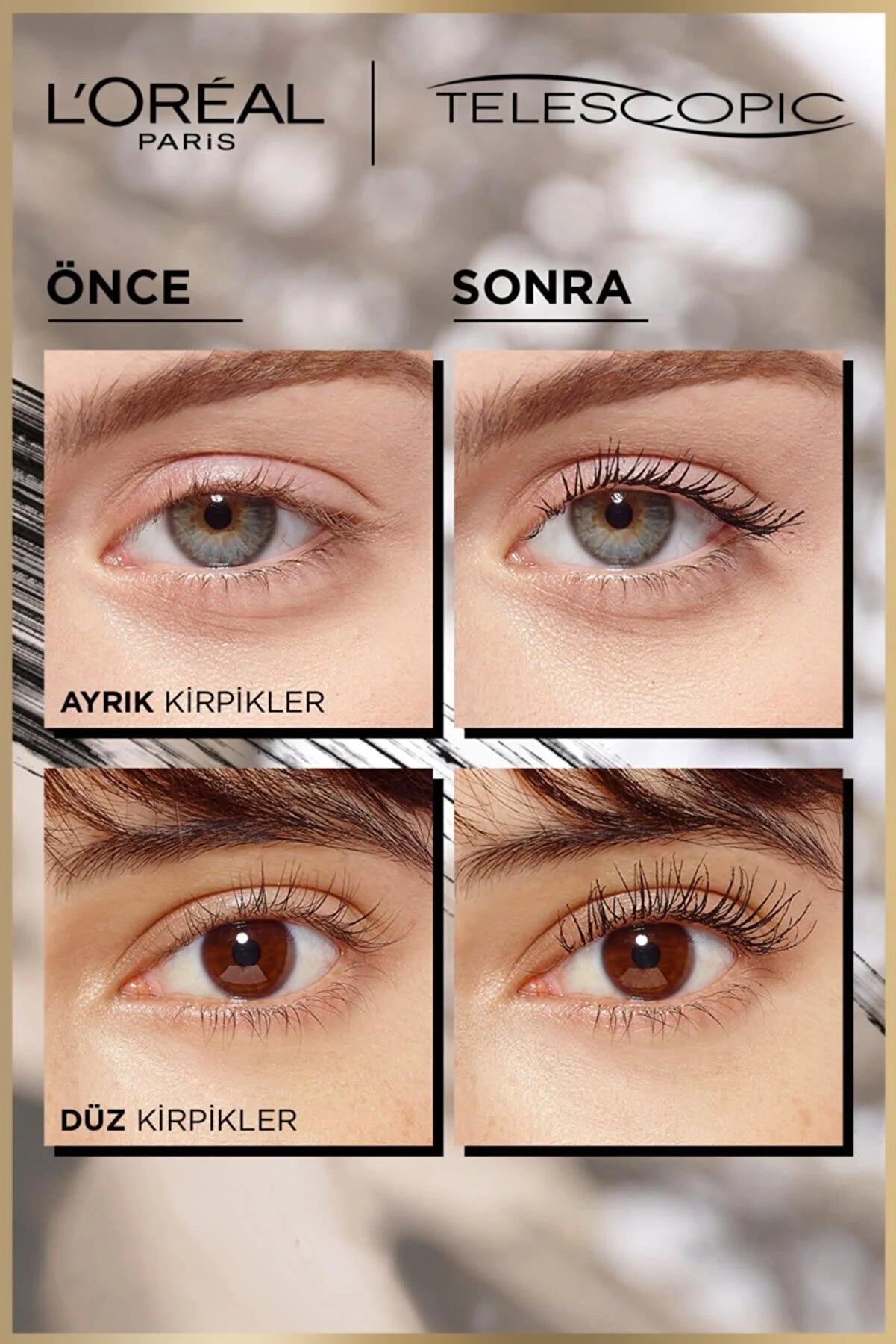 L'Oreal Paris Telescopic Maskara - Qara