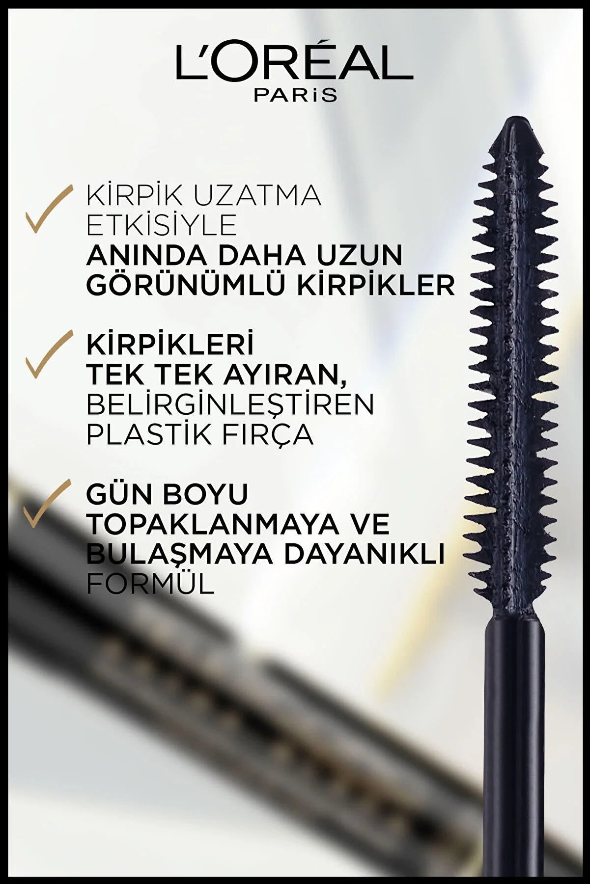 L'Oreal Paris Telescopic Carbon Extra Black Maskara - qara