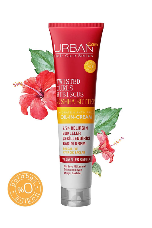 Urban Care Twisted Curls Hibiscus & Shea Butter Durulanmayan Baxım Kremi