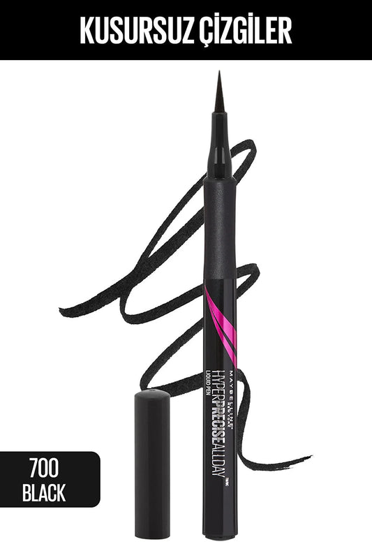 Maybelline New York Qara Eyeliner - Hyper Precise All Day Eyeliner 700 Black