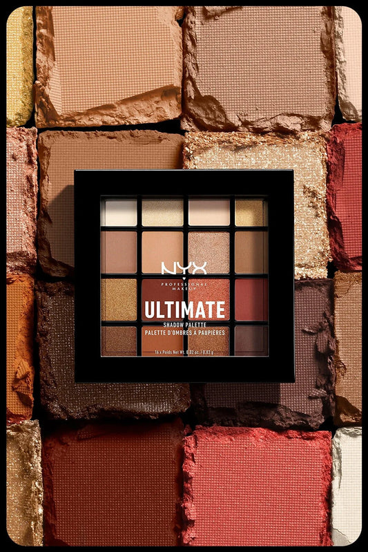 NYX Professional Makeup Göz Farı Paleti - Ultimate Shadow Pallette Warm Neutrals