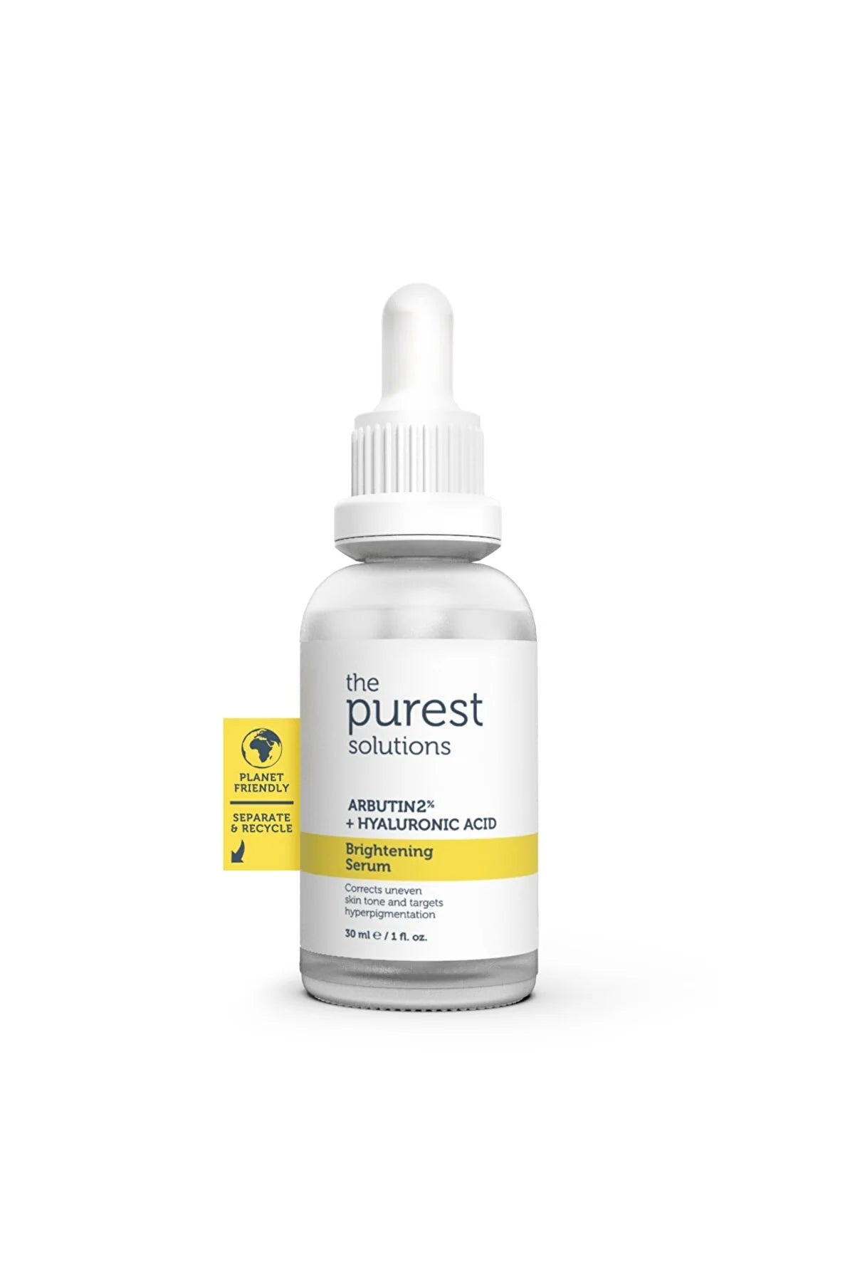 The Purest Solutions Leke Gidermeye Yardımcı, Cilt Tonu Eşitleyici Cilt Bakım Serumu (Arbutin %2 + Hyaluronic Acid)